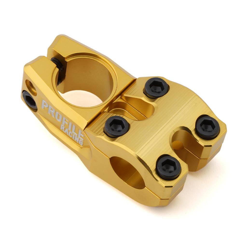 สเต็มจักรยาน BMX Profile Racing Mulville Push Top Load Stem Gold 48mm