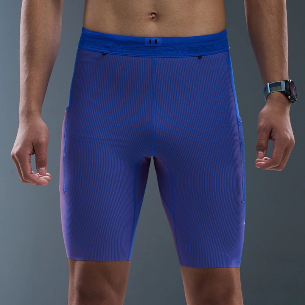 NEDAO MEN’S 1/2 LENGTH TRAIL RUNNING TIGHTS  กางเกงวิ่งเทรลแบบรัดรูป ราคา ถูกที่สุด ดีลบีเคเค แกลเลอรีภาพที่ 5
