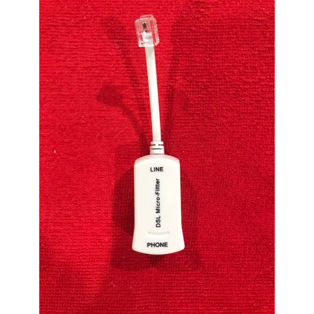 ตัวกรอง DSL Micro-Filter เข้า 1 ออก 1 สินค้าใหม่ จำนวน 1 ตัว