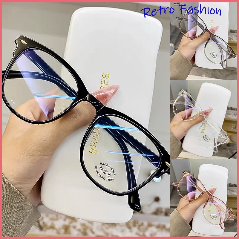 [จัดส่งในกทม]แว่นกรองแสงสีฟ้า แว่นตากรองแสง เลนส์ใสกรองแสงสีฟ้าและแสงแดดได้ดีเหมาะกับผู้ใหญ่และเด็กมีหลายสีพร้อมส่งในไทย