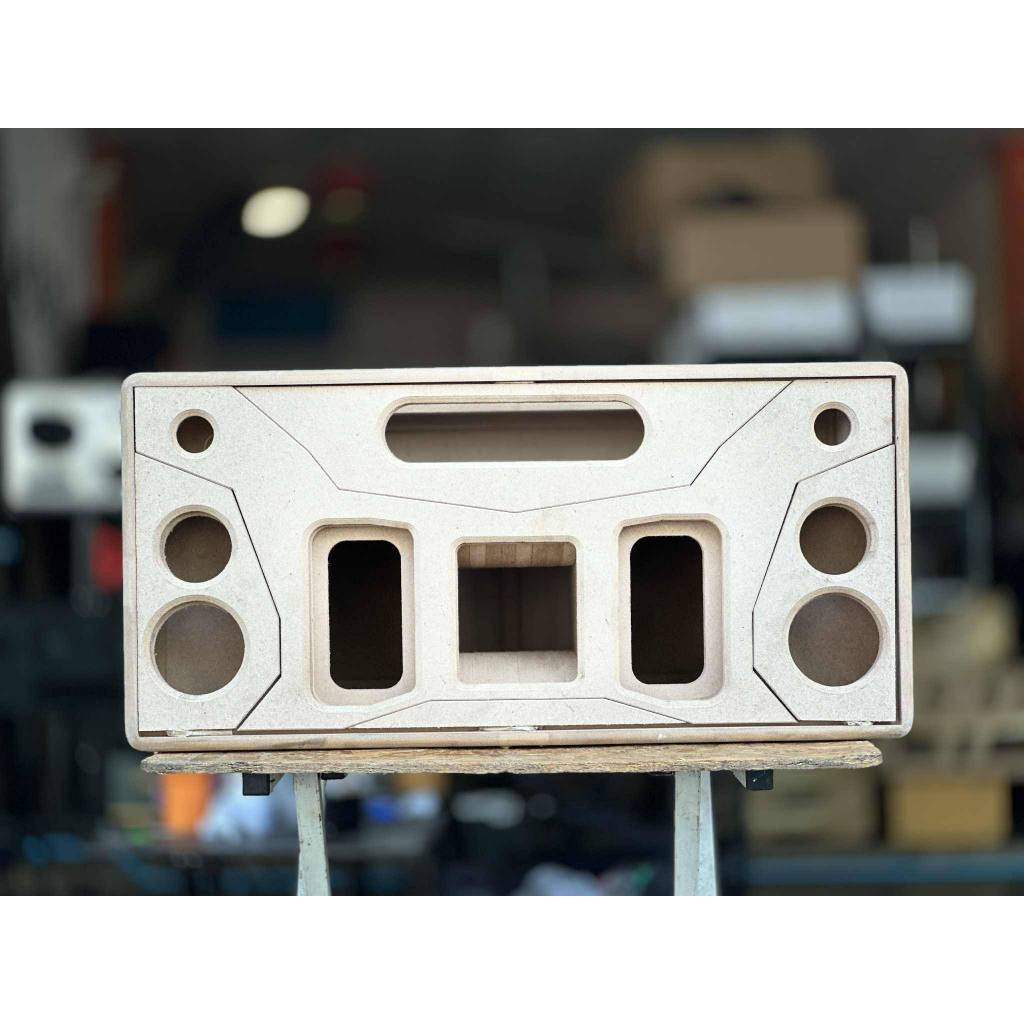 ตู้ลำโพง บลูทูธ แบนพาส  6.5คู่ รองรับดอกแรงๆ 8.9 DM PM