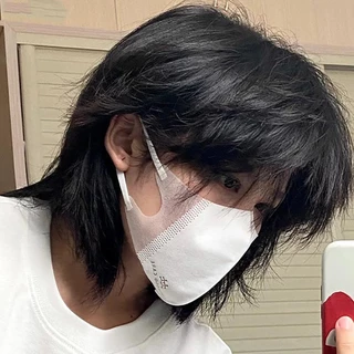วิกผมสั้น ญี่ปุ่น มัลเล็ตหัว Ins วิกผมหางหมาป่า ผู้ชายและผู้หญิง สามารถสวมใส่วิกผมหัวซามูไร คอสเพลย์ วิกผมเต็มหัว