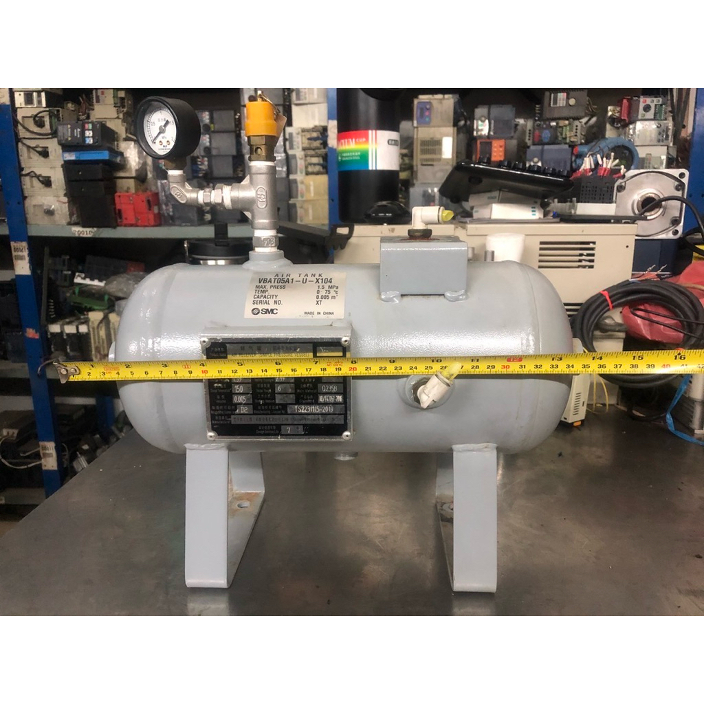 ถังพักลม SMC AIR TANK VBAT05A1-U-X104🚨🚨🚨🚨มือ2🚨🚨🚨🚨