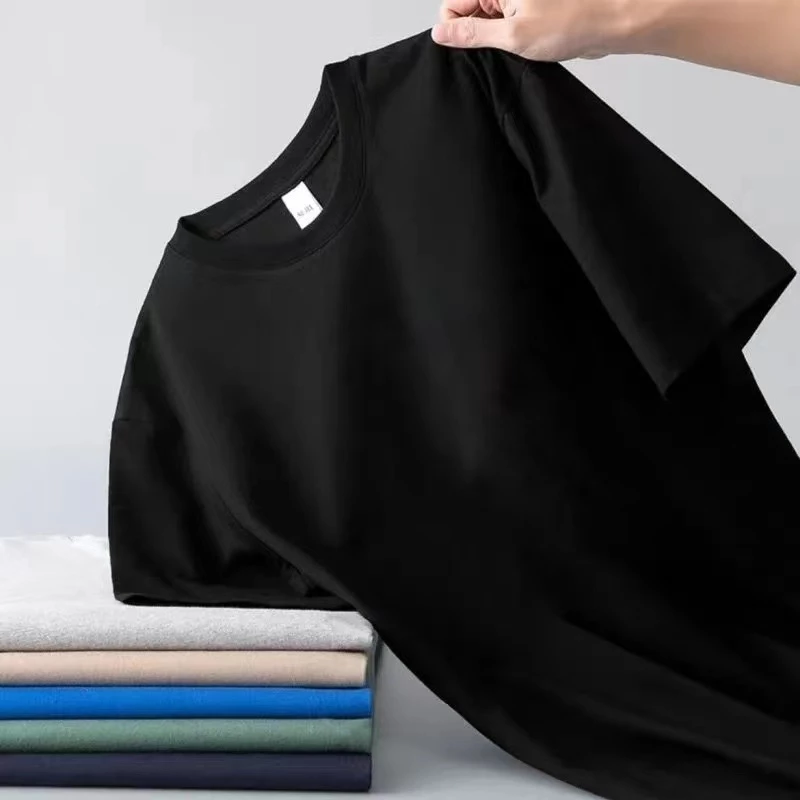 เสื้อยืดแขนสั้น ทรงสลิมฟิต ผ้านุ่ม ไซส์ L-4XL thumbnail 5