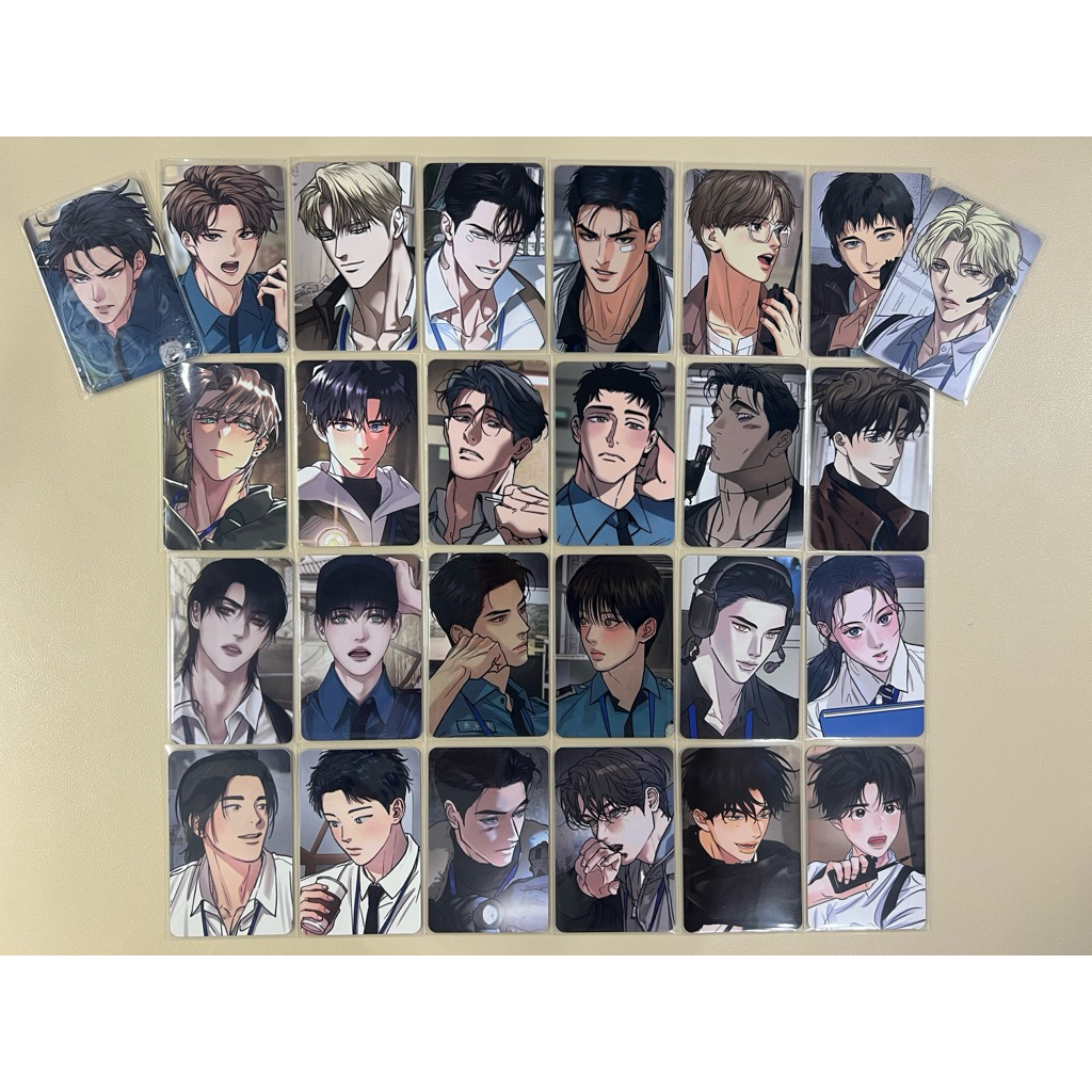 (พร้อมส่ง) Photocard Lezhin การ์ดตำรวจ พระเอกA/นายเอกB ตร.AR Lezhin Daybreak การ์ด Manhwa