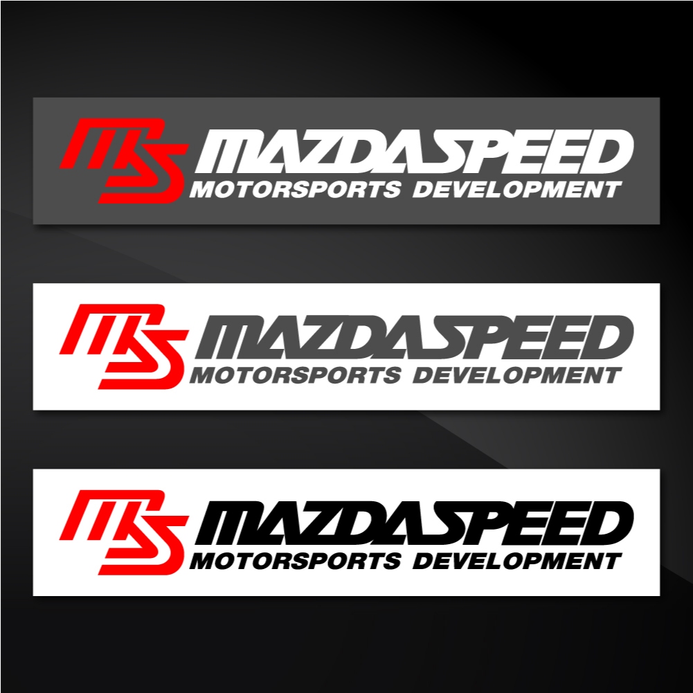 สติ๊กเกอร์ MAZDASPEED สติ๊กเกอร์ตกแต่งรถยนต์มาสด้าทุกรุ่น