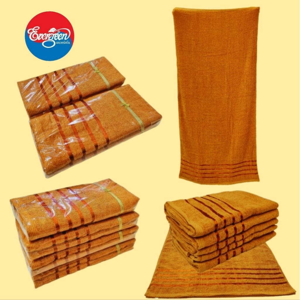 ผ้าขนหนูพระ ผ้าเช็ดตัวพระ พร้อมถวาย ขนาด27X58 นิ้ว Cotton 100%