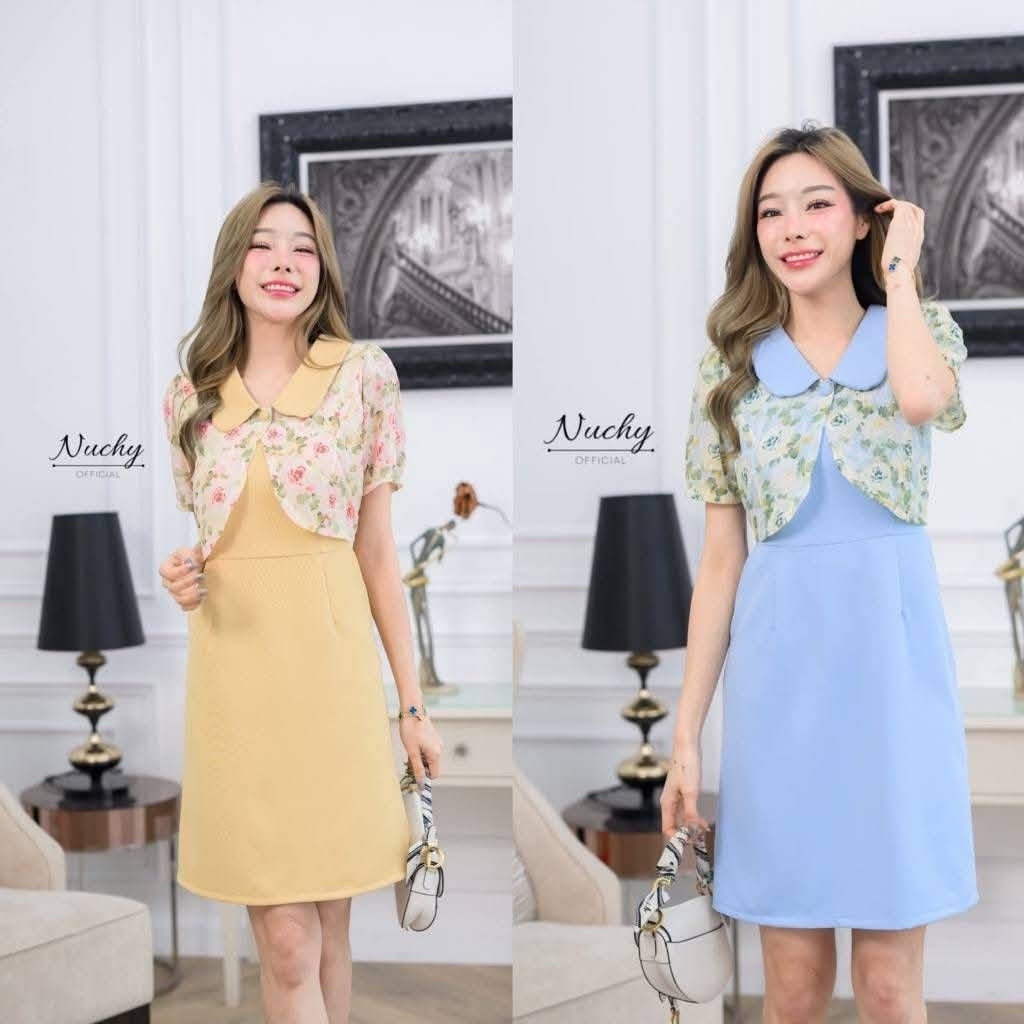 เดรสNUCHY งานพร้อมส่ง