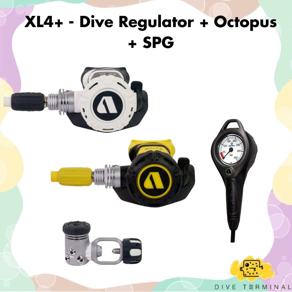 Apeks - XL4+ Stage 4-1 Dive Regulator + Octopus
