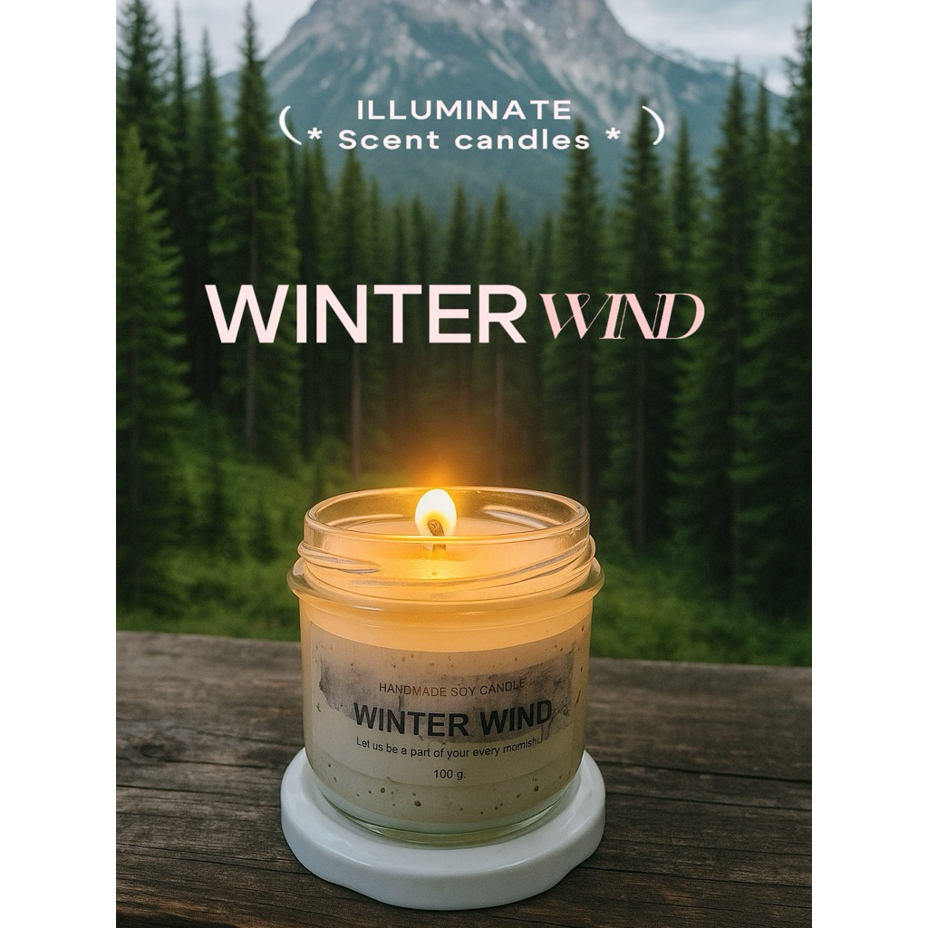 เทียนหอมกลิ่นวินเทอร์วิน/winterwind