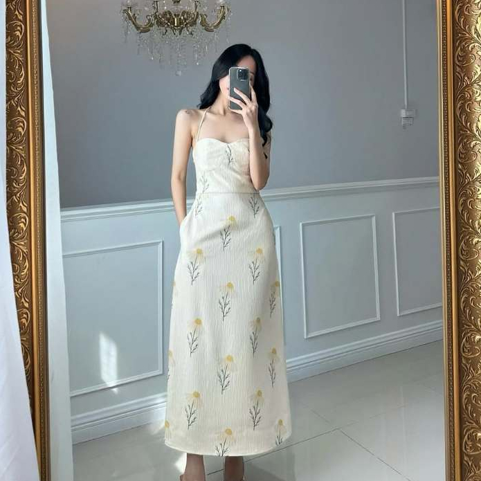 Tc Store Bkk ➤ Daisy Dress [size S] * 𝐫𝐞𝐦𝐚𝐫𝐤 : มือ2