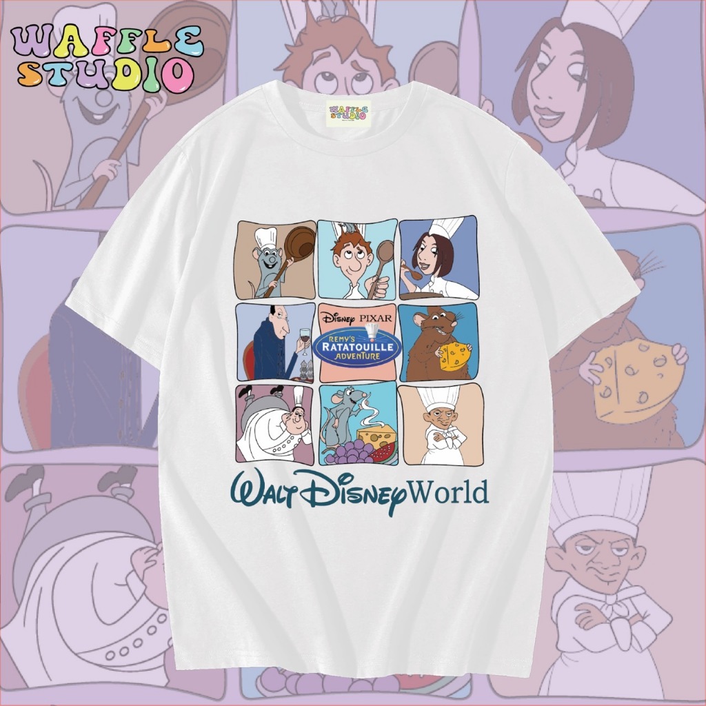 [ ส่งฟรี 🔥 ] WS1629 เสื้อยืดโอเวอร์ไซส์ ผ้าคอตตอน 100% เสื้อยืดเกาหลี เสื้อยืด  WAFFLE STUDIO