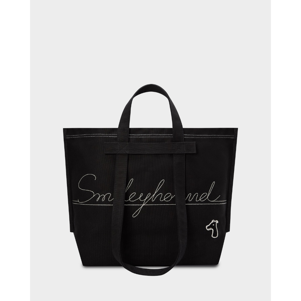 SMILEYHOUND CONTRAST STITCH TOTE