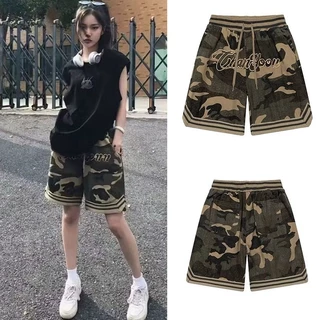 พร้อมส่ง S-8XL กางเกงคาร์โก้ขาสั้นลายพราง unisex กระเป๋าลึก คาร์โก้อเมริกันสไตล์ เท่สุ๊ดดดด