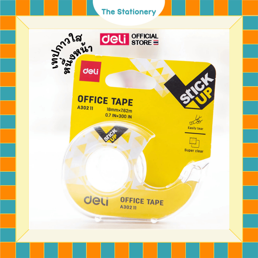 Deli เทปกาวใส สก็อตเทป A30211 1 ชิ้น