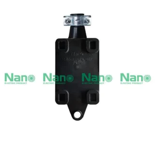 NANO บล็อคยางพร้อมเต้ารับ 2 ช่อง (ไม่มีสายไฟ) (1 ชิ้น/กล่อง) รุ่น RBNS2-NM