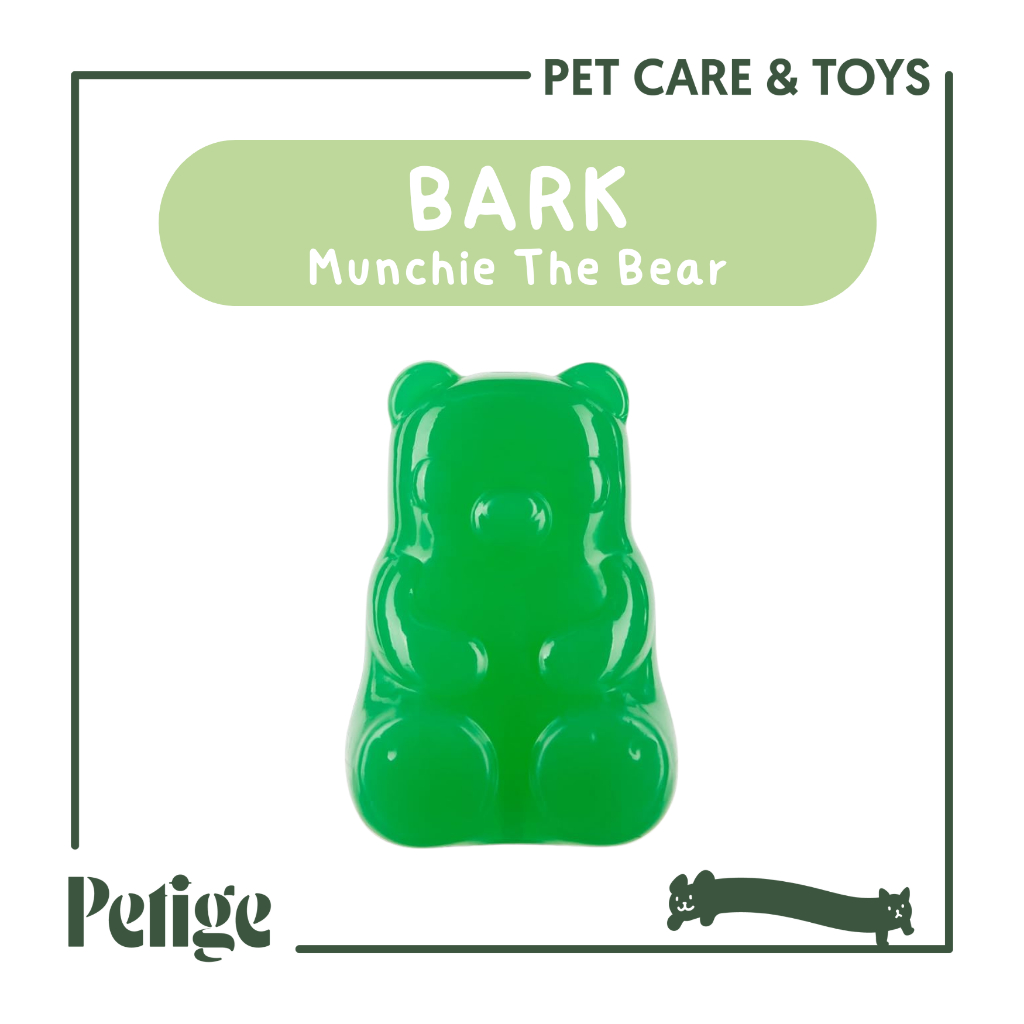 BARK Munchie The Bear ของเล่นยางซ่อนขนมรูปเจลลี่หมี สำหรับสุนัข