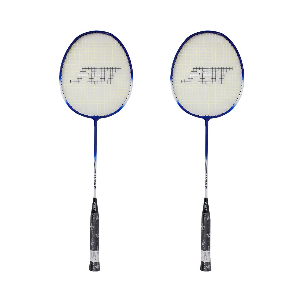 FBT ไม้แบดมินตัน ไม้แบดแพ็คคู่ (2ไม้) FLASH IV มีถุงครอบหัวไม้ รหัส 51386