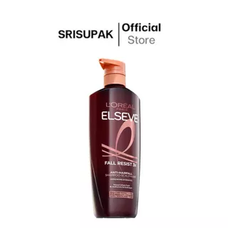 ลอรีอัล ปารีส แชมพู สูตรฟอล รีซีสท์ ขวดปั๊ม ขนาด 375-400 มล. ﻿L'OREAL PARIS SHAMPOO FALL RESIST PUMP 375-400ML