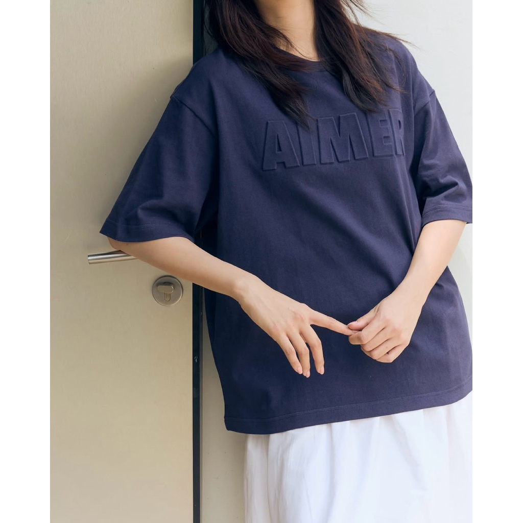 เสื้อยืด Aimerwoman สี navy