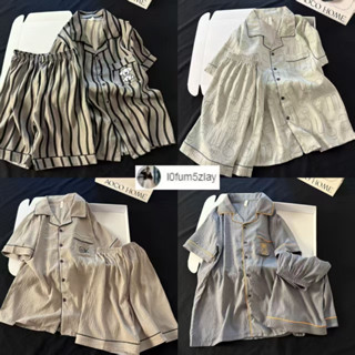 L-3XL(ราคาถูกที่สุด) ชุดนอนผู้ชาย， ผ้าฝ้ายลายเมฆคุณภาพดี， มี…