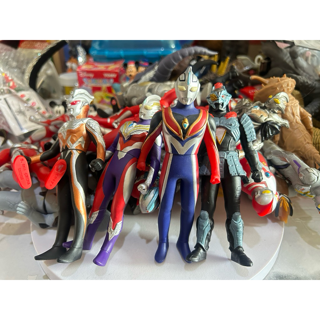 (2) แท้ 💯 5-5.5 นิ้ว บันได งานเก่า หุ่นซอฟ หุ่นยาง อุลตร้าแมน ultraman มือ 2 Bandai - รูปที่ 5