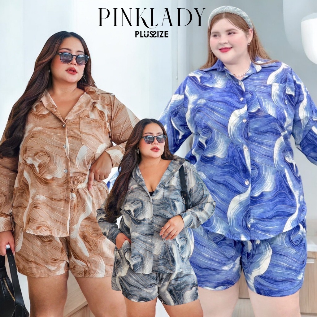 ชุดเซ็ต น้องช้าง เสื้อเชิ้ตครอปแขนสั้น + กางเกง ขายาว 3 สี 3 ไซส์ (กรุณาอ่านไซส์ในรายละเอียดก่อนสั่งซื้อ)