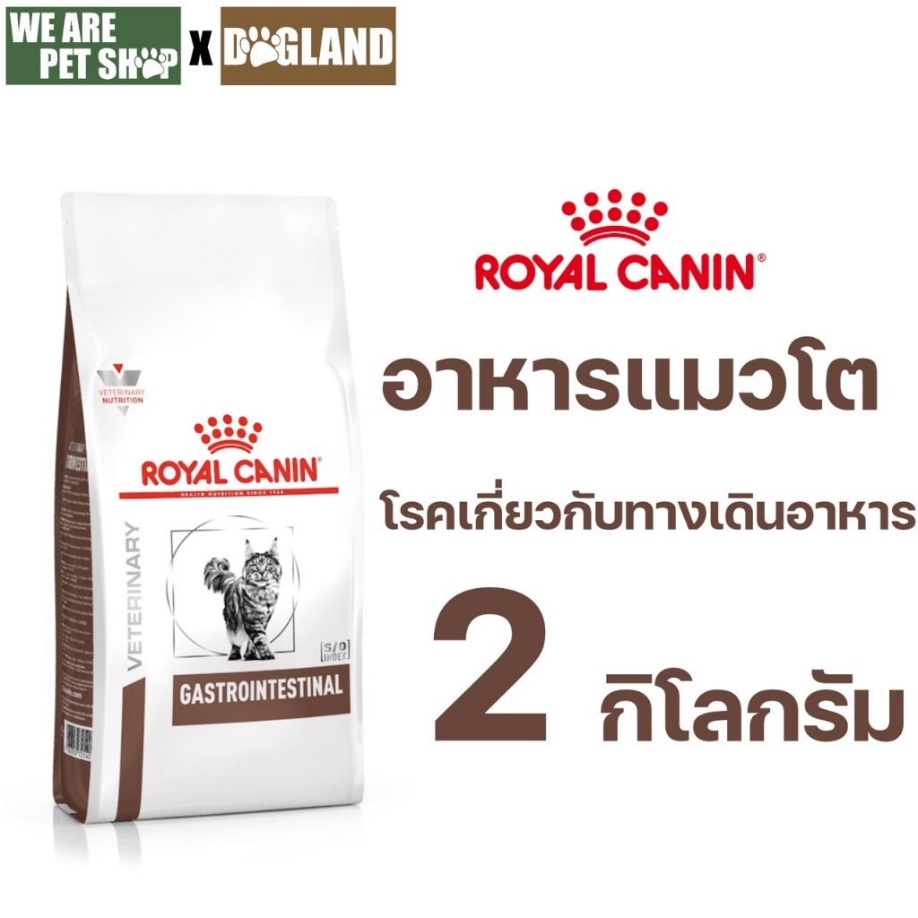 Royal Canin Vet Cat 2 kg Gastro แมวโตท้องเสีย อาเจียน