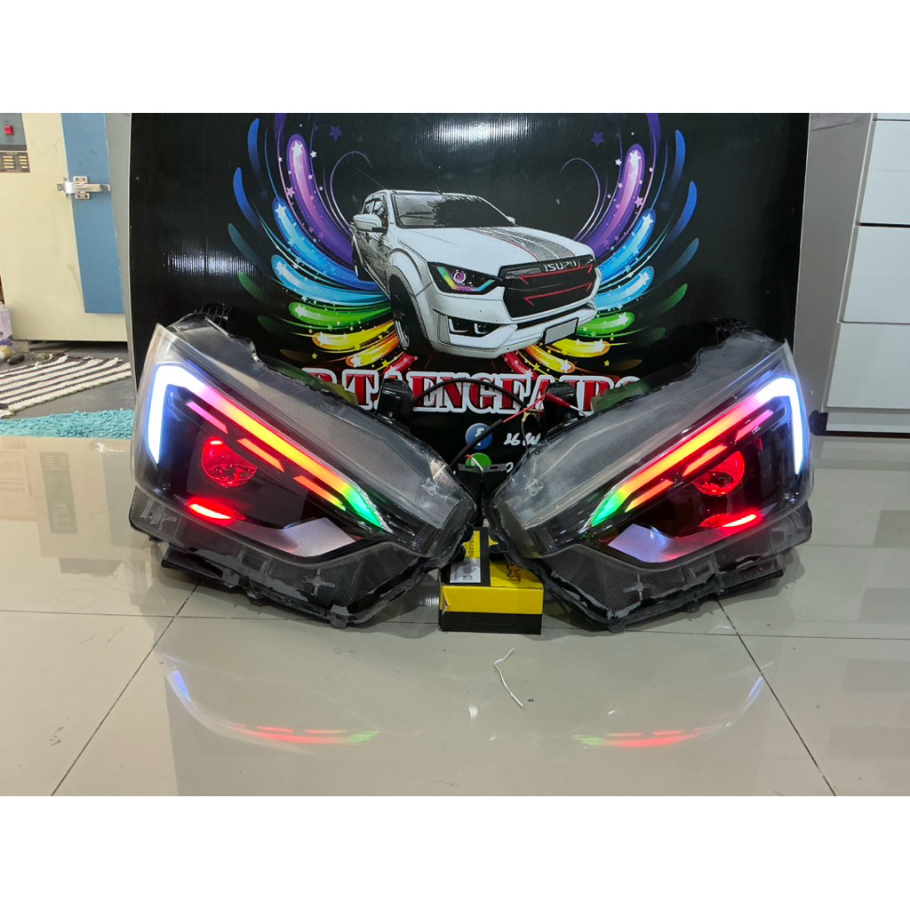 ไฟสร้างทรง 2025 เพิ่มRGB+เดวิลอายเปลี่ยนสี ร้านนพแต่งไฟรถ