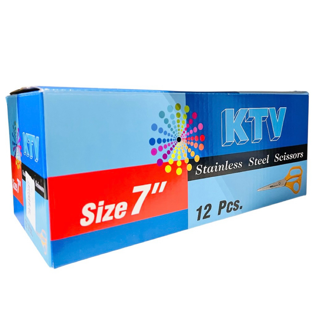 KTV กรรไกร 7 นิ้ว (กล่อง/12 อัน)