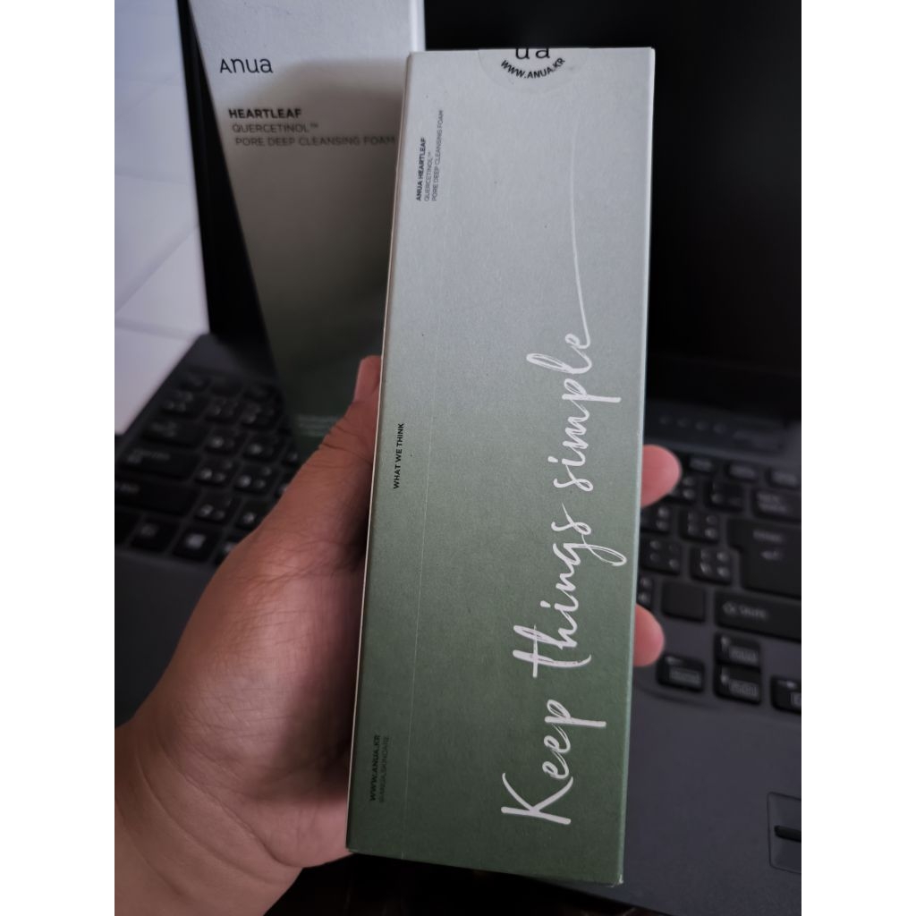 Anua hearleaf quercetinal pore deep cleansing foam