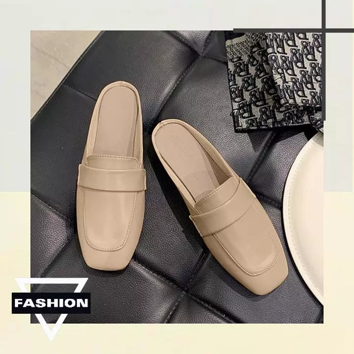 FBAShop ใหม่ล่าสุด รองเท้าคัทชูเปิดส้นแฟชั่นผู้หญิง ทำจากยาง นิ่ม ใส่สบาย ทำความสะอาด ดูแลได้ง่าย ราคาสบายกระเป๋า