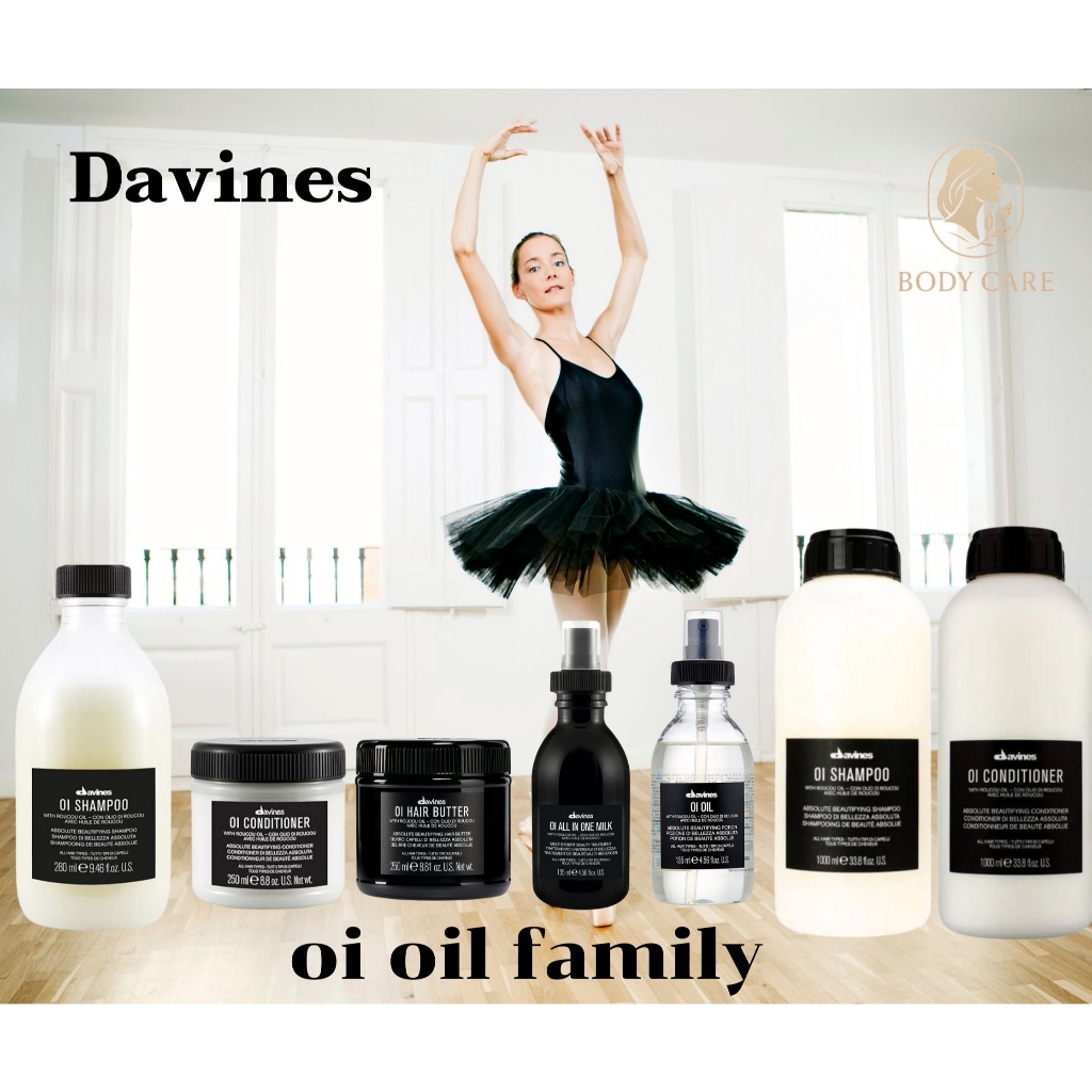 💢Davines OI Oil Family เซตบำรุงผมสวย เรียบลื่น เปล่งประกาย ทำความสะอาด บำรุง ฟื้นฟู และปกป้องผมในทุกขั้นตอน