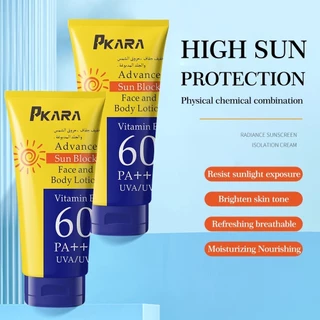 กันแดดมายช้อยส์ กันแดดหน้า กันแดดตัว PKARA SPF60 PA+++（3 ขวด）