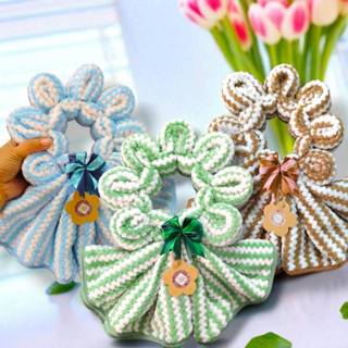 มาลัยกรผ้าขนหนู รุ่นจัมโบ้ มีหลากหลายสี ผ้าสวย หนานุ่ม พรีเม…