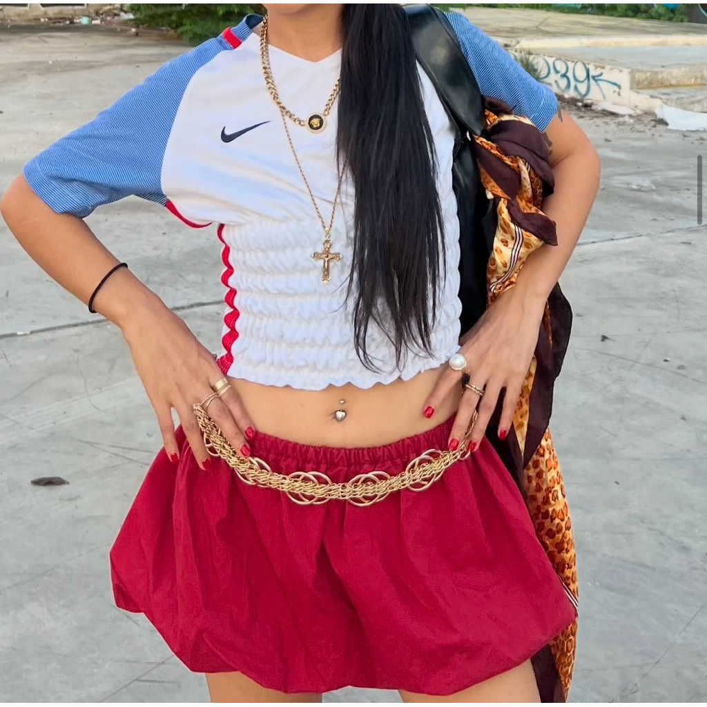 กระโปรงทรงบอลลูน งานตัดร้าน a2HStore ชื่อรุ่น #aliceballoon