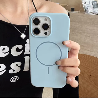 (จัดส่งทุกวัน)เคสซิลิโคนแม่เหล็ก เคสแม่เหล็กเคสสำหรับไอโฟน 16/15/14/13/12/11