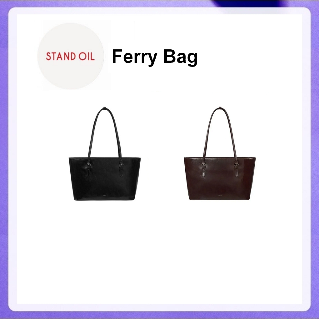 Stand Oil Ferry Bag - 페리백 (Black, Marron)