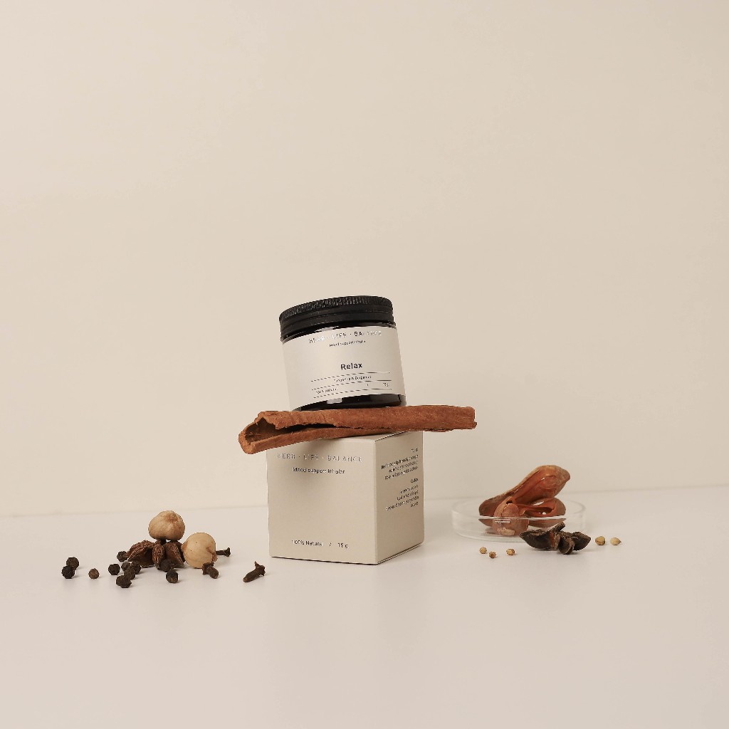 สมุนไพรหอม | สูตร Relax (Tangerine & Bergamot) ช่วยผ่อนคลายอารมณ์ ลดความเครียด 15g.