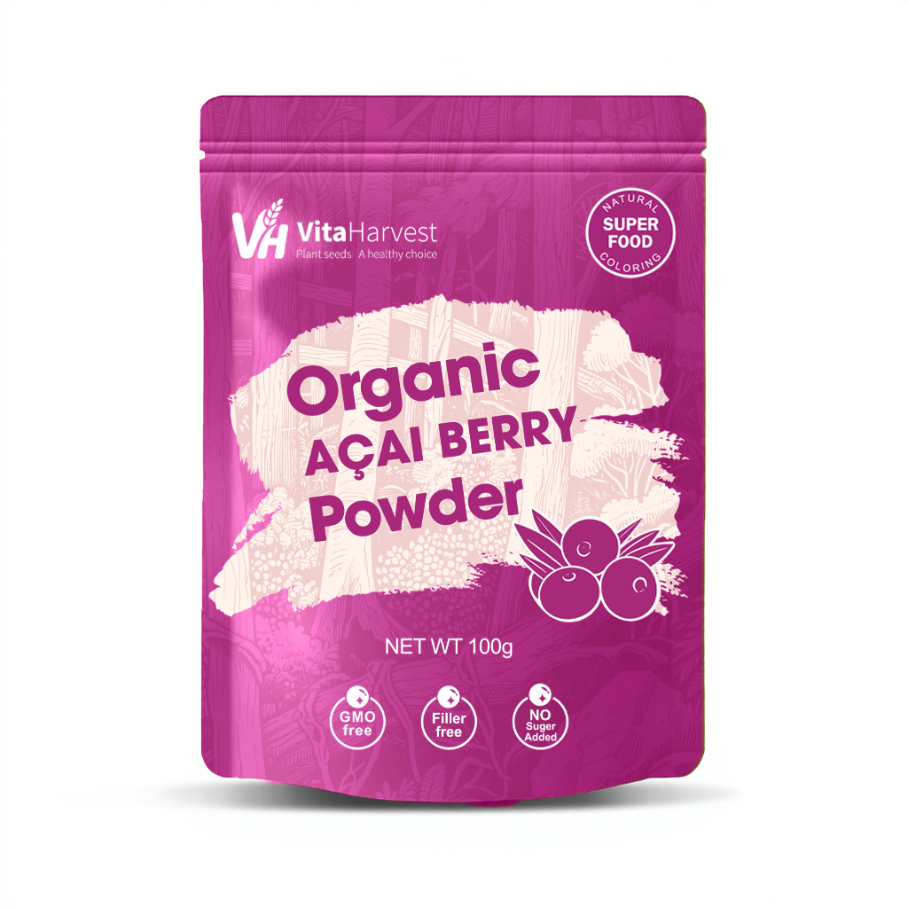 ผงอะซาอิพรีเมี่ยม (Organic Acai Powder) สารสกัด 100% ปราศจากน้ำตาลและไม่มีสารเติมแต่ง