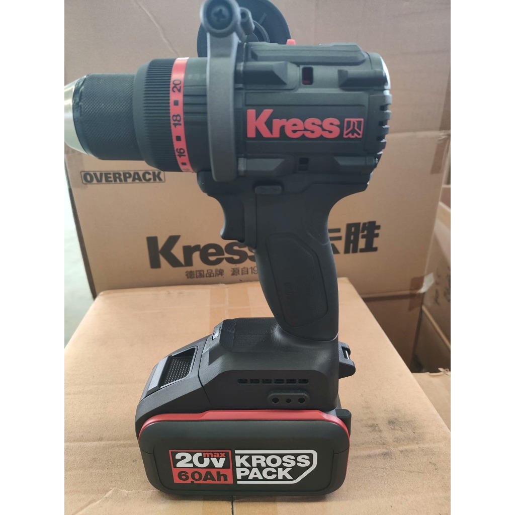 🔧 Kress KU217 สว่านกระแทกไร้สาย มอเตอร์ไร้แปรงถ่าน | แรงบิดสูง 65N·m | ดอกจับออโต้ 13mm | ใช้งานได้ทั้งเจาะ/ขัน