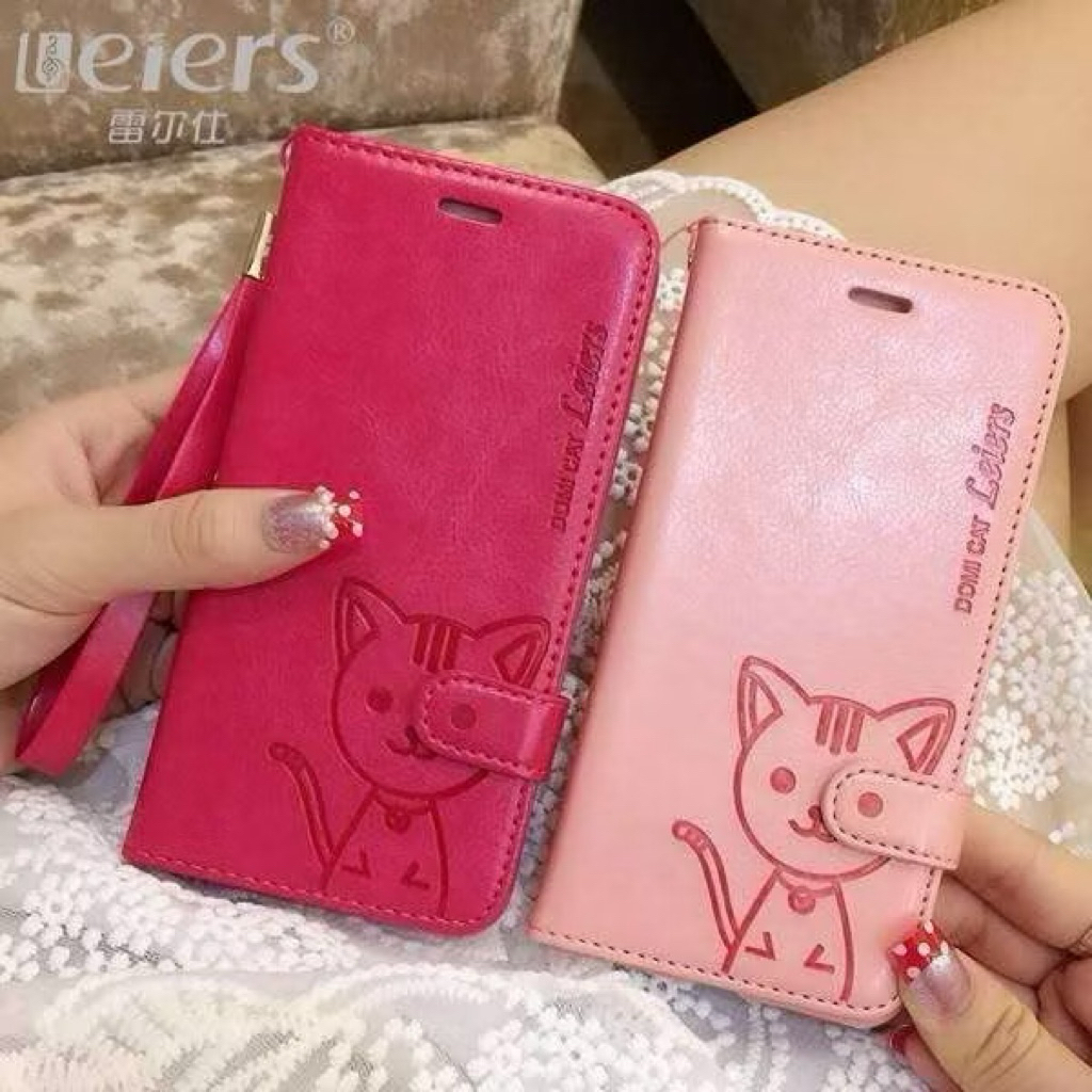 เคสฝาพับ แมว Domicat ใช้สำหรับ Samsung A07 A06 4G 5G A36 A56 A23 A30 A50 A50S A30S A20 A05 A05S A02S A03S A04S A13 5G