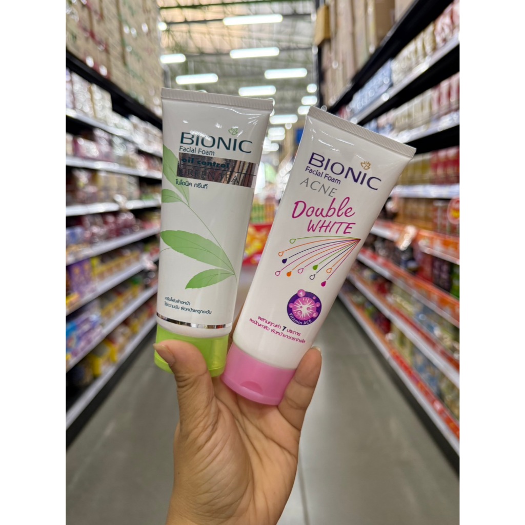 Bionic ไบโอนิค โฟมล้างหน้า 80 กรัม มี 2 สูตร