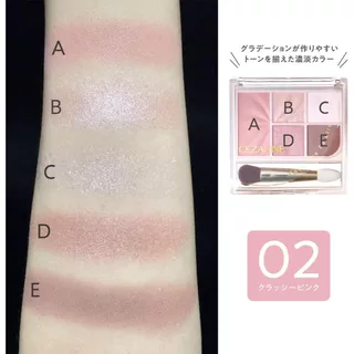 Cezanne Face Eye Palette Makeup for Cheeks & Eyes พาเลทสำหรับแก้มและตา
