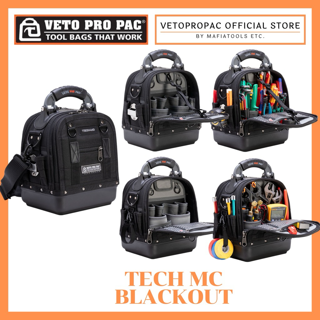 กระเป๋าเครื่องมือช่าง VETO PRO PAC TECH MC BLACKOUT