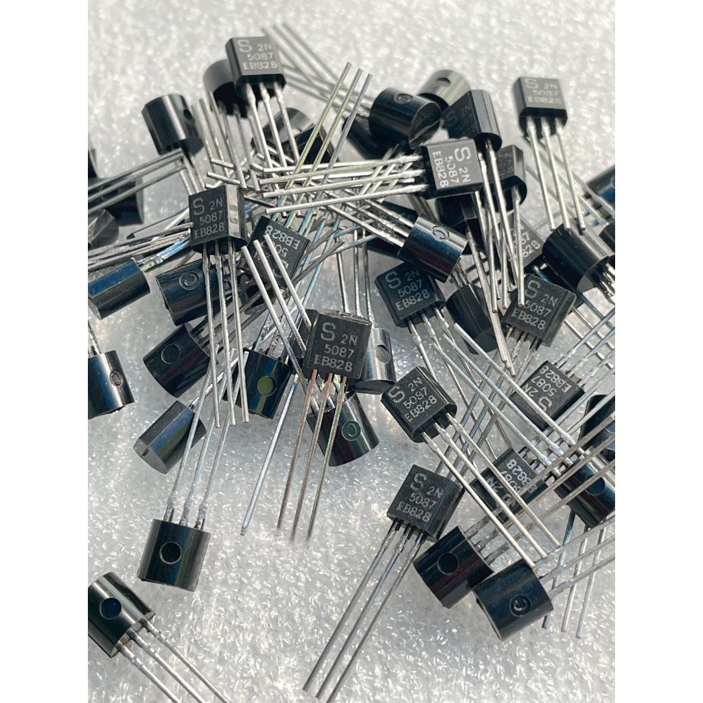 (แพ็ค1ตัว) 2N5087 Transistor PNP Silicon TO-92 0.05A 50V  ทรานซิสเตอร์ 2n5087 2N 5087 TO92 3ขา พร้อม