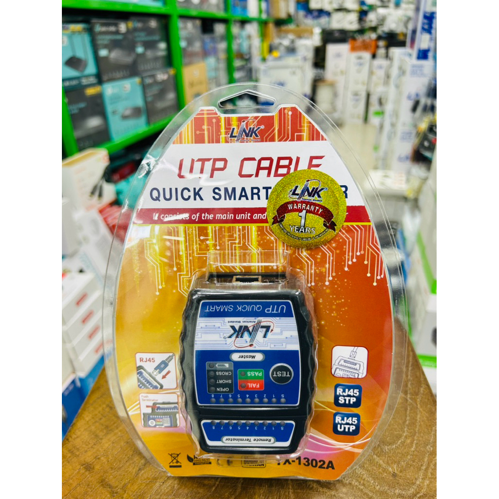 TX-1302A Cable Tester Link เคเบิ้ลเทสเตอร์ ลิ้งค์ ออกใบกำกับภาษีได้