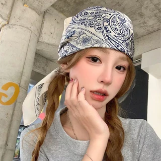 พร้อมส่ง 🇹🇭ผ้าผูกผม ผูกกางเกง ผ้าคลุมไหล่ ผ้าพันคอซาติน ขนาด 70x70 cm