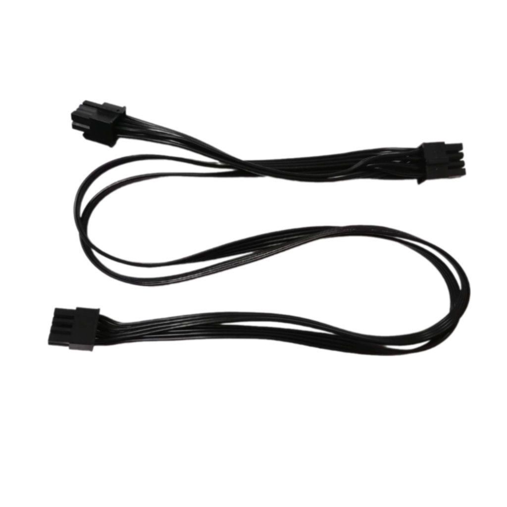 Dtech CU022 สาย Y Cable PCI-E  8 พิน (4 + 4) ยาว 55+15 ซม.ใช้กับรุ่นPW071A,PW072A