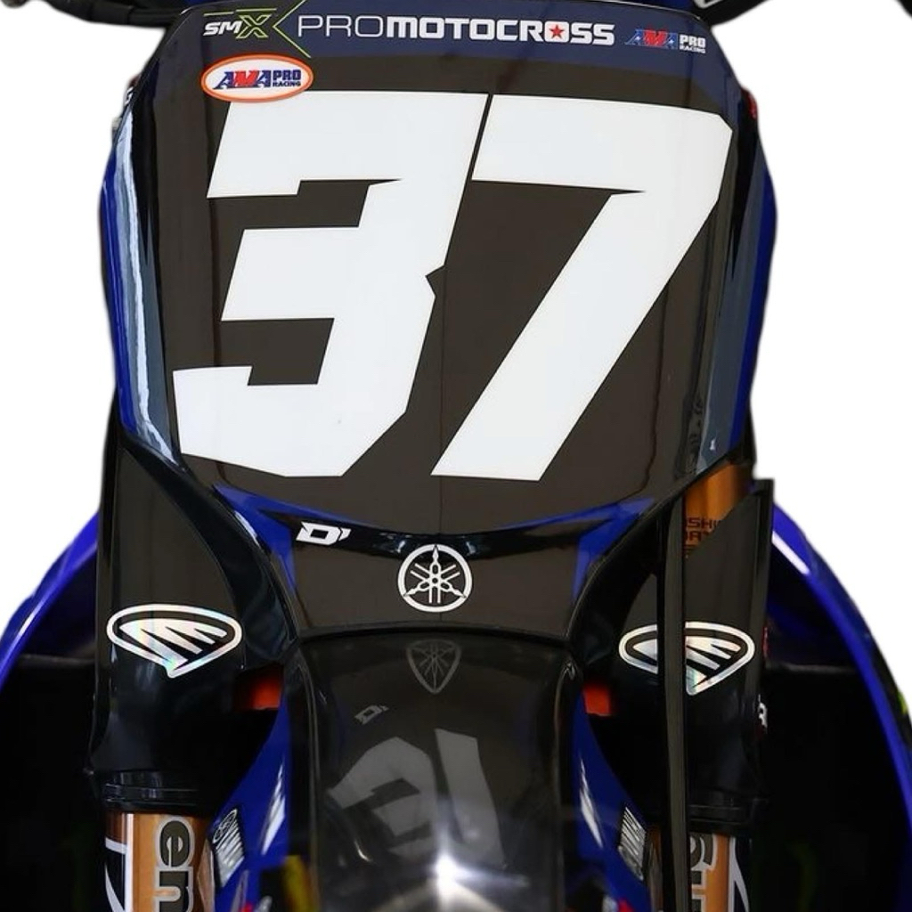 ป้ายเบอร์หน้า Cycra Stadium Plate Front Number YZ250F 2024-2025 ดำ